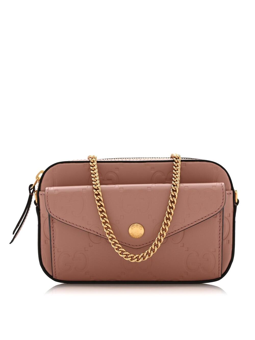 Gucci Calfskin Gg Super Mini Debossed #330534G79B